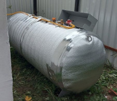 Монтаж газгольдера Спецгаз 1400 л в Коломне