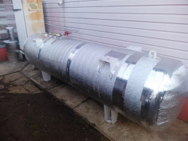 Монтаж газгольдера 2200 л в Коломне для частного дома